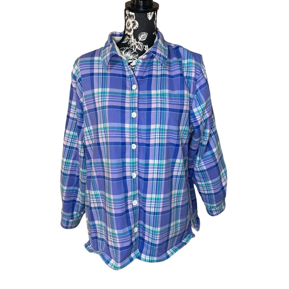 Purple Plaid L.L. Bean Shacket